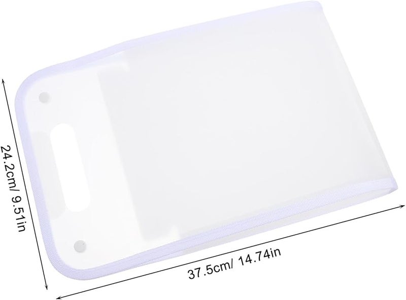 Expanding Accordion File Folder 13 Pockets Vertical Document Organizer White PP Material - Image 2